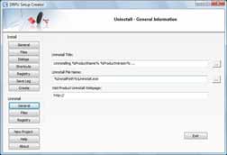 Uninstall- General Information Screenshot