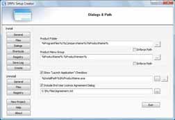 Dialog and Path Screenshot